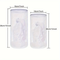 Sac de lavage pour chaussures anti-déformation à 360 degrés, fibres en microfibre, protège les baskets des rayures lors du lavage en machine