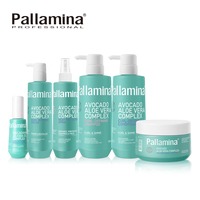 Pallamina Kit Professionnel Soin Boucles Vente en Gros Salon OEM ODM Marque Privée Shampoing Définition Boucles Après-shampoing Masque Huile