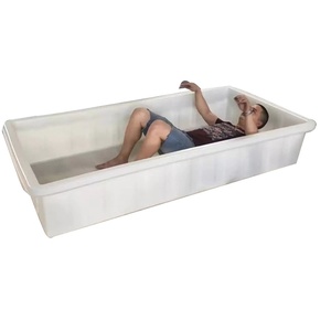 Rubbermaid bền hình chữ nhật lớn LLDPE 1000L bể nước nhựa dệt Xe đẩy bồn ngăn chặn bán buôn - Product Image 3