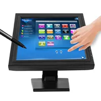 1503M Hoge Kwaliteit Touchscreen Monitoren Computer Pos Pc Tft Lcd Display 15 Inch Capacitieve Resistive Pos Touch Screen Monitor