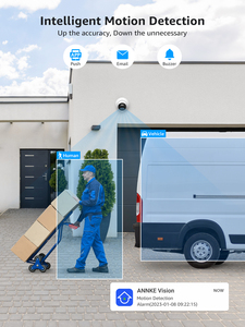Caméra IP réseau PoE <span class=keywords><strong>ANNKE</strong></span> C800 <span class=keywords><strong>4K</strong></span> 8MP pour surveillance professionnelle avec WDR 120dB, microphone IA, emplacement pour carte SD, caméra de sécurité - Product Image 4