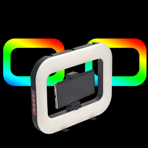 Anneau lumineux LED RGB haute puissance 20W, idéal pour le streaming en direct en extérieur et l'éclairage de caméra de smartphone - Product Image 4