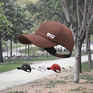 Gorra de béisbol deportiva para mujer, primavera-verano, con estampado de letras, de tela común, ajustable, con protección solar y abertura para cola de caballo - Product Image 3