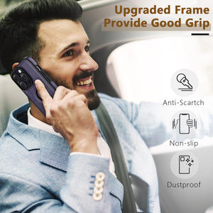 Mikki เคสหรูหราสไตล์ธุรกิจเคสหนัง PU เคสนิ่ม mikki ฝาหลังสำหรับ iPhone 17 PRO MAX 16 Pro - Product Image 5