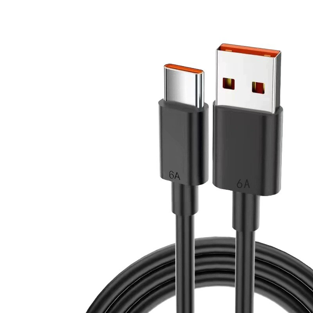 Cheapest 1M USB C Super Fast Charger Cable 120W Smart Fast Charging Data Cord 6A Type-C 3.0 3.1 Data Cable