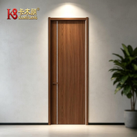 Portes intérieures modernes en bois composite sur mesure, isolation acoustique, construction durable, pour salle de bain, appartement, chambre, hôtel