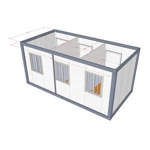 บ้านภาชนะแพ็คแบบแบน<span class=keywords><strong>2</strong></span><span class=keywords><strong>ชั้น</strong></span><span class=keywords><strong>ห้อง</strong></span>เดี่ยวทันสมัยบ้านเหล็กสำเร็จรูปสำหรับใช้ในอพาร์ตเมนต์ขายส่งในประเทศฟิลิปปินส์ - Product Image 4