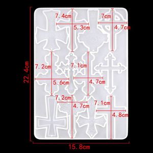 Molde de Silicona con Forma de Cruz y Crucifijo para Halloween, Personalizable con Logotipo, para Resina Epoxi, Hecho a Mano, OEM, ODM, Ecológico, Serigrafía - Product Image 2