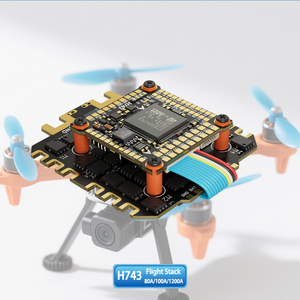 H743 giá tốt nhất 8bit 4in1 ESC 8inch 9inch 10inch FPV khung Drone với kim loại điều khiển chuyến bay FC 12S chuyến bay Stack - Product Image 1