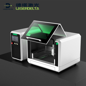 Découpeuse laser à fibre métallique portable refroidie par air 800W 1200W, équipement de découpe mobile et flexible - Product Image 1