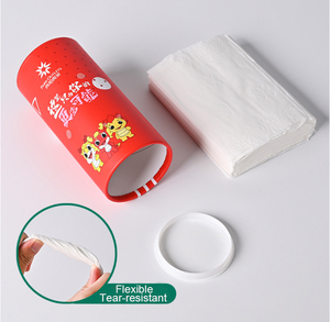 맞춤형 튜브형 박스 포장 차량용 티슈 휴대용 홍보용 차량용 냅킨 티슈 페이퍼 - Product Image 6