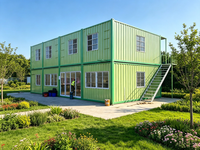 Maison conteneur préfabriquée à deux étages, personnalisable en usine, prix usine professionnel OEM, pour bureau moderne