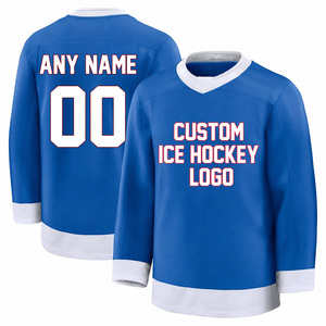 Maillot de hockey sur glace pour homme grande taille, saison 2026, maillot de hockey personnalisé de qualité supérieure, maillot de hockey officiel essentiel à manches longues pour les matchs - Product Image 3