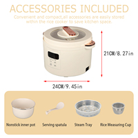 Cuiseur électrique silencieux multi-riz Outil de cuisine domestique avec fonction de séparation de la soupe Boîtier en plastique à usage domestique