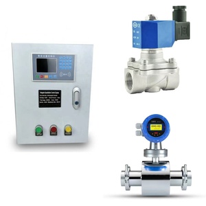 220V 380Vデジタルパルス可変面積水流計ステンレス鋼定量液体コントローラ自動流体OEM - Product Image 1