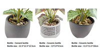 Bac à plantes en pot, pot pour plantes artificielles, en verre, décoration de maison, 1 pièce