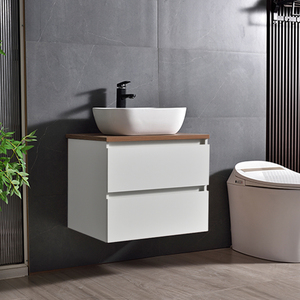 Mobile <span class=keywords><strong>Bagno</strong></span> Moderno Economico ed Ecologico, Impermeabile, da Parete, con Lavabo in Ceramica per Uso Alberghiero - Product Image 2