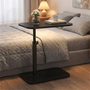 Best Selling Foldable C Shaped Wooden Side Table Mobile Couch Snack Laptop <b>End</b> for <b>Bed</b> - Product Image 3