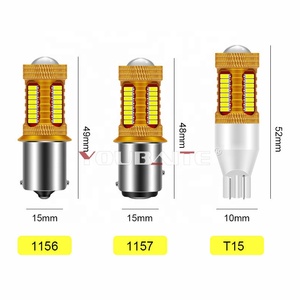 Bombilla de luz de coche, iluminación Led automática T15 BA15s 4014 38SMD LED, lámpara trasera de <span class=keywords><strong>estacionamiento</strong></span> de coche 1156 1157, luz de freno de parada, <span class=keywords><strong>señal</strong></span> de giro - Product Image 4
