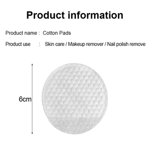 Dischetti di Cotone in Fibra di Bambù Organici Ecologici Usa e Getta per la Rimozione del Trucco - Product Image 3