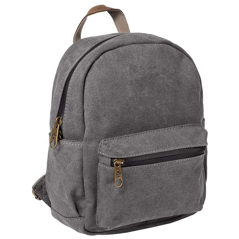 Heopono wasserdichtes solides langlebiges Polyestermaterial Damenarbeit Picknick Reisen Rucksack stark Herren Leinwand Schultaschen