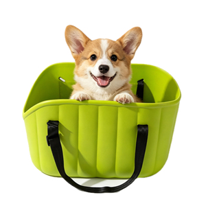 Borsa Trasportino per Animali Domestici in EVA Traspirante, Borsa a <span class=keywords><strong>Tracolla</strong></span> Portatile da Esterno, Leggera e Impermeabile per Cuccioli e Gattini di <span class=keywords><strong>Piccola</strong></span> e Media Taglia - Product Image 1