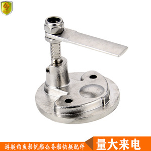 Nouveaux loquets de pont en acier inoxydable de 62 mm, pièces de quincaillerie marine, couvercles de boîtes de pont, corps de serrures pour yachts, bateaux rapides, dirigeables - Product Image 5