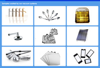 Machines de revêtement pour verre, aluminium, rhodium, oxydes d'argent et autres métaux