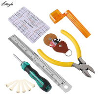 Kit d'outils de réparation et d'entretien professionnel pour guitare, qualité luthier, avec sac de transport pour guitare acoustique et électrique, fabrication OEM