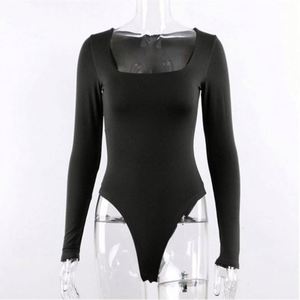 I-0312 Women Regular Solid Sweet Vintage <b>Spring</b> Summer Breathable Quick Dry Cotton Blend Eco-Friendly Bodysuit Crew Neck Short - Product Image 4