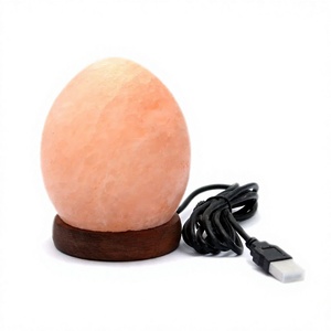 Himalayan Pink Salt USB Lamp Fish Shape Handmade <b>Real</b> Touch Customized Color Love Style Home Decor & Gift - Product Image 1