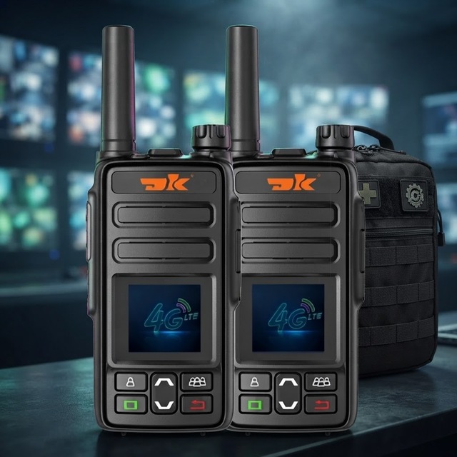 DK-K2 Walkie Talkies Radios Unlimited Range 5000 Miles Network 4G POC Two Way Radio With SIM Card Rugged Business Radio