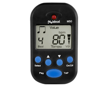 Metronom Mini LCD Profesional dengan Output Earphone, Metronom Saku Clip-on Praktis, Metronom Digital Plastik untuk Pengaturan Tempo