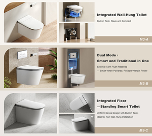 Inodoro Inteligente Automático con Tapa, Bidé Inteligente para Baño, Inodoro Inteligente de Pared - Product Image 6