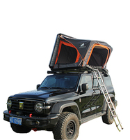 Tente de toit rigide pour voiture 4x4 tout-terrain, tissu Oxford, quatre saisons, double couche, 1,2 m, pour 2 personnes