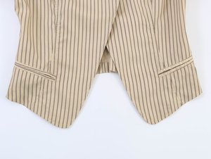 Blazer a Rayas Cruzado <span class=keywords><strong>de</strong></span> Un Botón para <span class=keywords><strong>Mujer</strong></span>, Modelo 2026, <span class=keywords><strong>Chaqueta</strong></span> <span class=keywords><strong>de</strong></span> Oficina a Medida, OEM/ODM por Fábrica <span class=keywords><strong>de</strong></span> Ropa China - Product Image 4