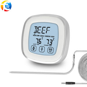 Thermomètre à viande programmable avec minuterie à sonde filaire numérique pour la cuisson au four et l'équipement de <span class=keywords><strong>test</strong></span> de la <span class=keywords><strong>friteuse</strong></span> à <span class=keywords><strong>air</strong></span> - Product Image 4