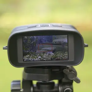 HunterCam NV6000 tam renkli gece görüş dürbün avcılık paketi kızılötesi teleskp gece görüş 4K fotoğraf ve video kamera cihazı