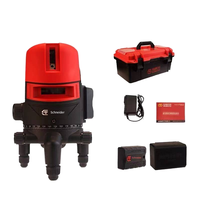 Mini 4D 2-16Line niveau Laser de démarcation rotatif auto-nivelant faisceau vert horizontal à 360 degrés Rechargeable pour bricolage industriel