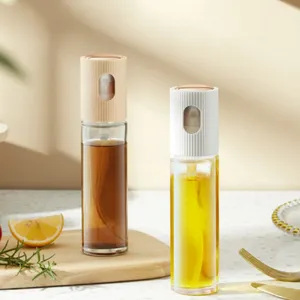 Household Oil Spray Can Food Grade Press Type Atomized And Sealed Leak Proof Sauce Storage Bottles