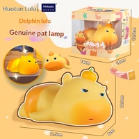 Lampe tactile authentique Capybara Lulu, veilleuse créative, cadeau d'anniversaire, ambiance chambre, protection oculaire, vente en gros haut de gamme Chine