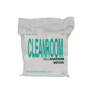 Clean Room Wiper Class 100 Industrial Cleaning Disposable Lint Free 100% Polyester Clean Room Wiper