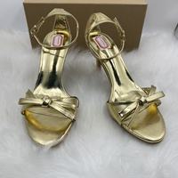 Sandales à talons hauts pour femmes QuiteS 2026, style nouveau, sexy, pour soirée, mariage, avec nœud décoratif, talons fins, tendance mode été