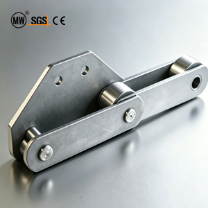 Chaîne de convoyeur à crampons soudés P250F43 robuste <span class=keywords><strong>pour</strong></span> usine de ciment, concasseur de calcaire, alimentateur vibrant à grilles - Product Image 1