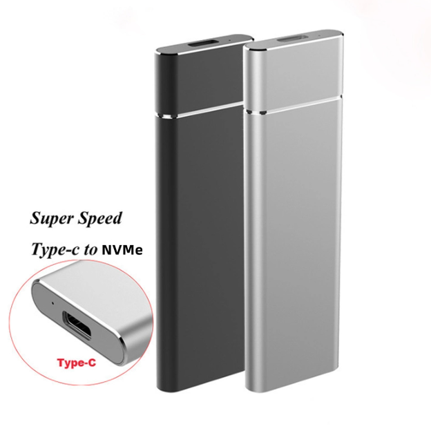 Type-C to NVMe M.2 SSD Enclosure NGFF External SSD Case Aluminum USB 3.1 Portable Storage case for Laptop Desktop