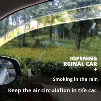 Protector de Lluvia Personalizado para Toyota PASSO, Protector de Ventana ABS, Parasol para Lluvia