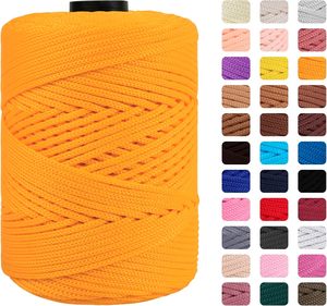 Fil de soie glacée léger, fil de chanvre glacé, chapeau de soleil d'été, sac au crochet DIY tissé à la main, coussin, couverture, soie brillante ajourée, laine épaisse - Product Image 1