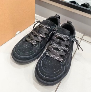 Nouveauté Automne-Hiver 2026 - Chaussures de sport légères et antidérapantes pour couple, en cuir et maille patchwork bicolore, idéales pour les trajets quotidiens - Product Image 5