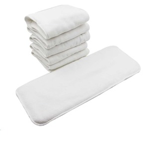 Insertos de Pañales Reutilizables de Microfibra de 3 Capas, Absorbentes, Económicos y Personalizados, Absorbentes Lavables para Bebés, Almohadillas Absorbentes para Bebés - Product Image 1