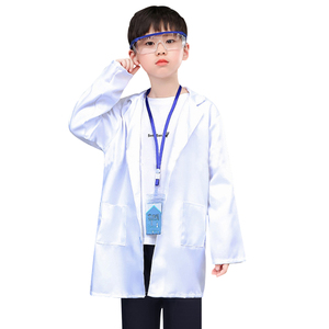Ensemble <span class=keywords><strong>de</strong></span> jouets éducatifs 4 pièces à manches longues docteur LabWhite manteau avec lunettes permis <span class=keywords><strong>de</strong></span> <span class=keywords><strong>travail</strong></span> loupe enfants jour <span class=keywords><strong>de</strong></span> carrière Costumes <span class=keywords><strong>de</strong></span> <span class=keywords><strong>travail</strong></span> - Product Image 2